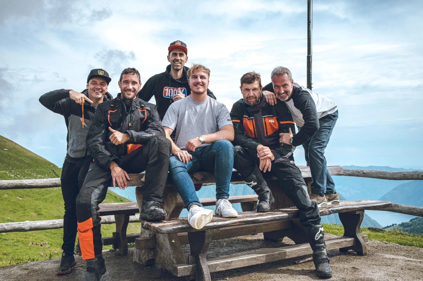  The amazing KTM team for the very first day of shooting 